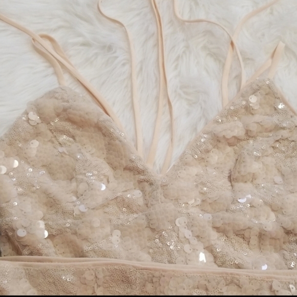 NWT Forever 21 Sequin Prom Dress Sz M - Picture 7 of 8